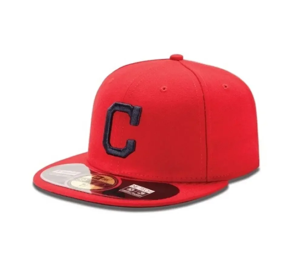 Vintage Cleveland Indians New Era 59FIFTY Authentic Collection On Field Hat